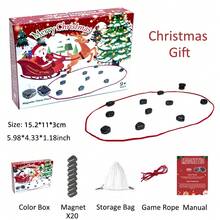 Jogo de Xadrez Magnético 2025 para Família e Festa, Jogo de Tabuleiro de Xadrez com Efeito Magnético para Família - Divertido Jogo de Xadrez Multijogador de Mesa