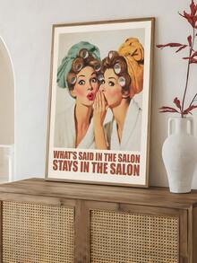 1 件复古美容院墙壁艺术、有趣的植物女士墙壁艺术“是的，我确实需要所有这些植物”，复古徒步旅行艺术印刷露营艺术励志山地艺术、卧室装饰、客厅装饰、办公室装饰、宿舍装饰、浴室装饰、墙壁艺术、墙壁装饰、家居装饰、房间装饰、帆布墙壁艺术、海报、带框架的墙壁艺术、可选框架 - 彩色 - 查看 23