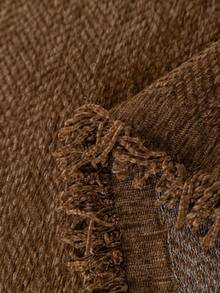 1pc Chenille Beige Tasseled Sofa Slipcover, Crafted With Anti-Scratch Technique,Couch Cover For Dogs,Washable Couch Covers, Non Slip Couch Sofa Cover, Protector With Tassels Chenille Sofa Covers For Pets,Suitable For Living Room, Bedroom, Office, Home Decor,For 1/2/3/4 Seater Sofas(Multiple Sizes Available)