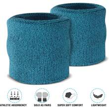 Wrist Sweatbands, Absorbent And Breathable Thick Cotton Bands For Working Out, Gymnastics, Basketball, Tennis, And Football, Multiuse Wristbands For Costumes And Cosplay