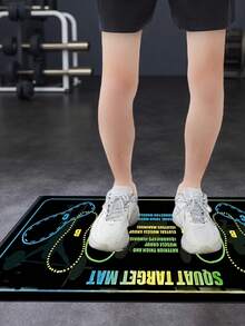 1 pieza Almohadilla de gel de sílice para sentadillas, dispositivo de entrenamiento de asistencia para principiantes, equipo de ejercicio para adelgazar los muslos y levantar el trasero, esterilla de yoga y fitness para el hogar