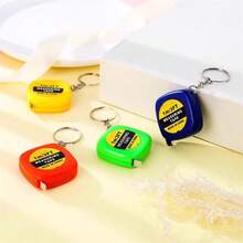 2/10/15/20pcs Mini Retractable Tape Measure Keychain - 1m/3ft Compact Pocket Size - Suitable For Daily Use, Party, School And Promotional Gifts - Metal Blade, Lead-Free