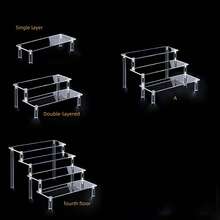 Présentoir en acrylique convenant pour les bouteilles de parfum, les cosmétiques, les petites figurines, les objets de collection, l'affichage de bijoux, le stockage et l'organisation