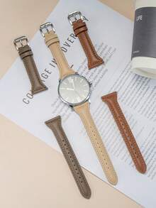 20毫米超薄真皮表带，兼容华为Watch 5/4/GT5/5Pro/GT4/3/4Pro/GT3，46毫米表带；真皮表带，兼容华为GT5/GT5 Pro，46毫米表带 - 20mm - 查看 2