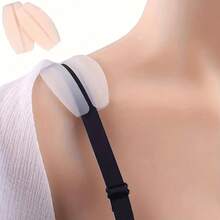 4pairs Silicone Bra Strap Cushions, Non- Shoulder Pads Comfort And Support, Underwear Accessories Women,Comfortable Non- Silicone Shoulder Pads Women's Lingerie And Underwear - Say Goodbye To Bra Strap Discomfort! - 隨機顏色 - 查看 6
