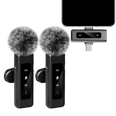 Wireless Lavalier Microphone For IPhone, Android, PC, Laptop - Professional Dual Clip-On Mic With USB-C/USB Interface For Video Recording, Android, Vlogging, Compact And Lightweight, Compatible With PC, IOS, Android For Vlog And Live Streaming