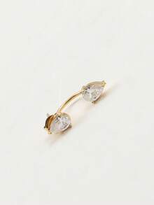 1 件不锈钢白色氧化锆耳钉女士亚克力手术钢螺丝穿孔耳屏耳轮耳环首饰 1 件不锈钢白色氧化锆耳钉女士亚克力手术钢螺丝穿孔耳屏耳轮耳环首饰 - earring - 查看 3