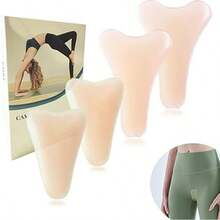 4pcsSeamless Coverage Underwear For Women, No Visible Line Underwear - Concealer Insert Silicone Pads