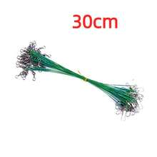 20入組15/20/25/30公分防咬飛蓮固定呎線,漁釣鉛絲引線,漁釣餌連接器 - 綠色 - 查看 14