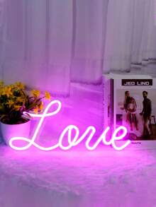 Colorful Decorative Neon Lights, Adjustable Brightness, LED Signs, Battery-Operated, Portable And Easy To Use. Available In Phrases Such As "Merry Christmas", "Love", "Happy Birthday", "Let's Party", "Marry Me", "Oh Baby", "Girl Or Boy", "Cheers To Love", Etc. Suitable For Home Decoration, Bar Decoration, Festival Party Decoration, Confession Decoration,