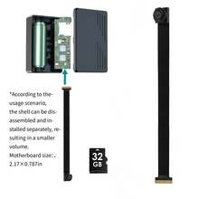 DIY Module Camera 1080P Portable Loop Recorder With 32GB Memory Card, Motion Detection Surveillance Camera For Pets, Outdoors And Home Offices