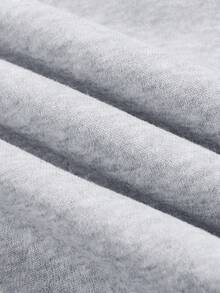 Heavy Weight With Plush! Men's Plus Size Loose And Thick Hooded Sweatshirt, Autumn And Winter Warm Top, Brand Jacket, Casual