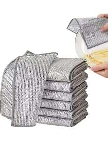 100/50/20/10/5/2pcs Metal Mesh Scrubbing Pads, Multi-Purpose Metal Wire Dish Cleaning Rags, Easy To Rinse, Reusable, Metal Wire Cleaning Cloths, Metal Wire Dish Washing Rags, Kitchen, Sink, Pots, Dishware And Utensils Washing And Cleaning, Sink, Countertop, Stove, Reusable Kitchen Cleaning Towels, Dish Cloths, Lint-Free, Stripe-Free, Washable Rags, Kitchen Supplies, Kitchen Cleaning Tools, Kitchen Items, Cleaning - Multicolor - View 11