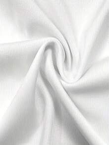 Solid Color Casual Professional Blazer Cardigan For Women, Structured Woven Fabric With Comfort Stretch, Relaxed Tailored Fit For All Body Types, Versatile For Office, Business Casual, Daily Errands & Weekend Gatherings, Autumn Winter Essential For Layering & Stand-Alone Wear, Wrinkle-Resistant Easy-Care Design, Timeless Solid Color Matches Blouses, Tops & Dresses - 白色 - 查看 3