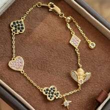 1pc Brushed Bee Bracelet Is A Niche Design Of A Medieval And Exquisite And Versatile Bracelet - Little Bee Bracelet - View 3