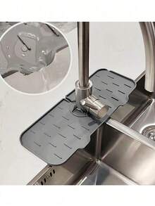 1pc Thickened Silicone Faucet Drip Mat