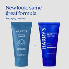 Harry's Unscented Exfoliating Face Wash For Men, 2 Fl. Oz Pack Of 3 (Trial & Travel Size) With Volcanic Rock Exfoliant - 彩色 - 查看 2