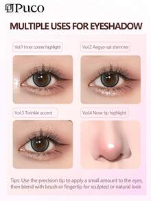 PUCO DAYDREAM LIQUID EYESHADOW Solid Color Liquid Eyeshadow - 02 Galaxy - View 4