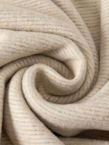 2pcs Men's Fashion Thermal Underwear Set, Autumn/Winter Warm Base Layer Knit Sweater - Light Grey - View 8