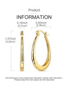 1 Pair Original 925 Sterling Silver Golden Color Drop Shaped Openwork Stars And Moon Cubic Zirconia Earrings For Women Minimalist Class Elegance Jewelry Gifts Fits Daily Party Shopping Wear - Gold - View 4