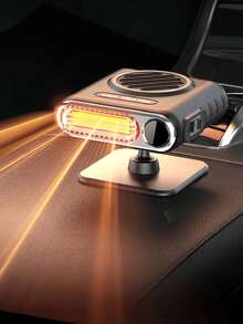 Portable Dashboard Air Defroster, Universal Car Heater, With Plug In Cigarette Lighter, Window Defroster For Car, SUV, Jeeps, Trucks, Essential For Winter Driving, Ideal Gift, Car Accessories