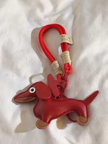 Creative And 3D Puppy Pendant Woven Nylon Short Hanging Rope Suitable For Phone Cases, Phone Pendants, Keychains, Headphones, Wristbands, Bracelets, Internet Celebrities, Fun And Cute Men's And Women's Styles