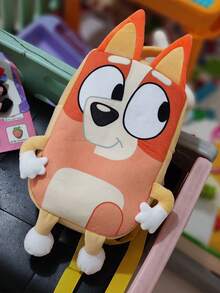 Bluey حقيبة ظهر مطبوع عليها رسوم كرتونية من مسلسل "بلوي"، حقيبة قماشية للطلاب، حقيبة مدرسية خفيفة الوزن، حقيبة ظهر، حقيبة مدرسية كرتونية كبيرة السعة، حقيبة مدرسية خفيفة للاستخدام اليومي. مناسبة كهدية صغيرة لمناسبات الهالوين وعيد الشكر والكريسماس وتجمعات العائلة والأصدقاء