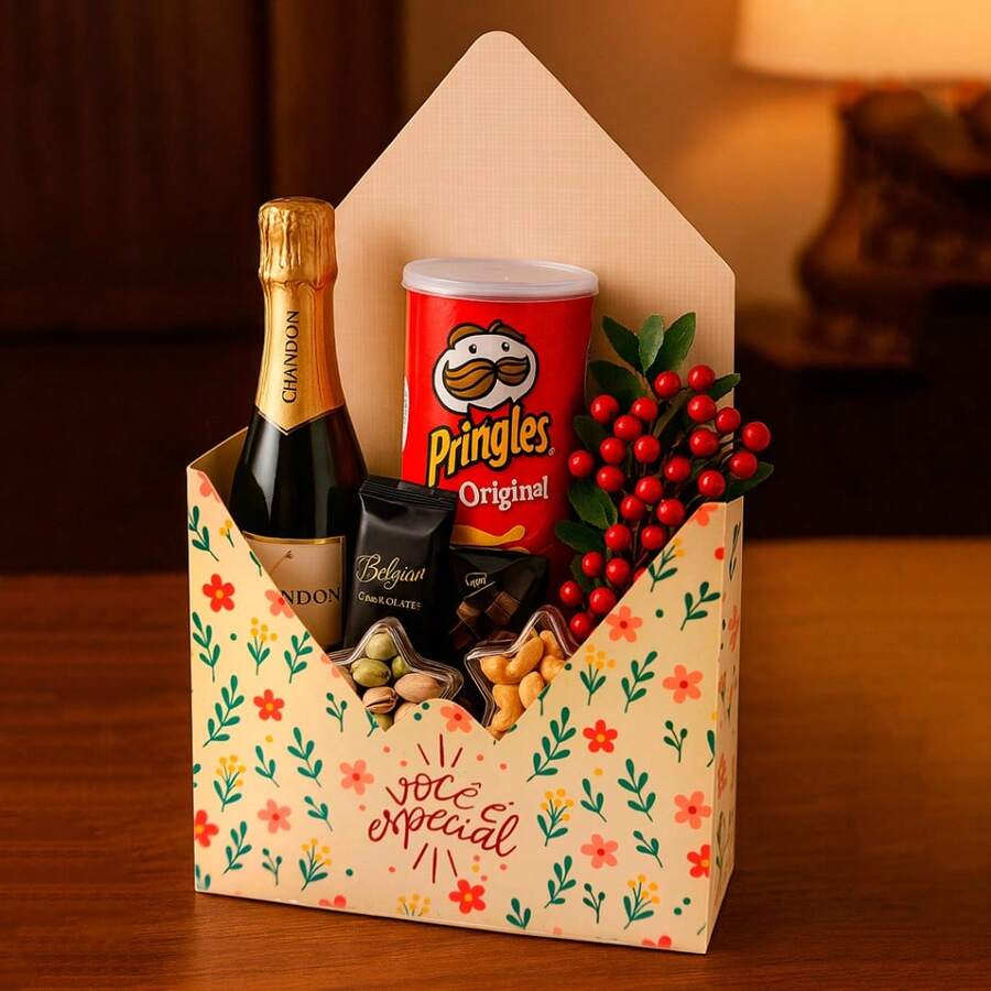 Large Envelope Letter Gift Box. Souvenir With Flowers, Soaps, Cosmetics, Etc. - Nhiều màu - Xem 1