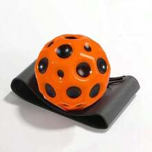 Bola de rebote de piedra lunar de moda con cordón elástico, bola de rebote con luz intermitente para aliviar el estrés, pequeño regalo de Halloween, pequeño presente sorpresa de Navidad