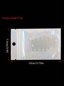 5pcs Eyebrow Stencils, Microblading Design Eyebrow Ruler, Transparent PVC Eyebrow Shaping Ruler, Eyebrow Measuring Tool, Export - Clear - View 8