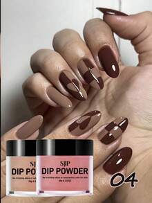 10G Y2k 亚克力彩色浸粉,红色和黑色指甲浸粉,适用于法式美甲,适合家庭美甲沙龙 DIY,持久耐用,无需固化美甲灯,亚克力指甲用品,法式指甲,美甲用品 - 彩色 - 查看 37