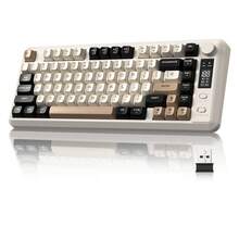 ATTACK SHARK M75 Wireless Gaming Keyboard, RGB Backlit, 2000mAh Battery, Smart Display & Knob, PBT Gradient Keycaps - Elegant Christmas Gift For Women, 2026 Christmas/New Year Holiday - Multicolor - View 10