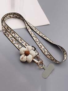 尼龙手机挂绳通用斜挎肩带颈绳时尚蝴蝶爱心防丢失挂绳礼物送给母亲、家人、朋友、生日、节日手机挂饰、手机链 - 頸繩 - 查看 18