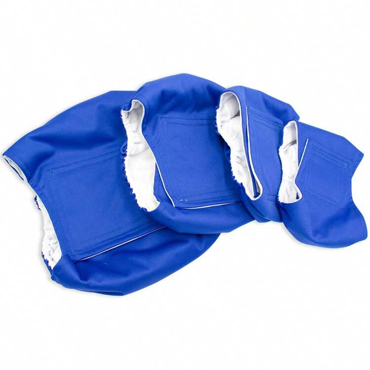 Male Dog Diapers (3 Packs), High Absorbing Dog Belly Bands For Male Dogs, Washable Reusable Dog Male Wraps - Multicolor - View 6