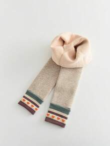 1 件女婴加厚保暖舒适打底裤，秋冬 - 彩色 - 查看 13