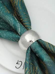 6 حلقات مفارش طاولة معدنية عالية الجودة بنقشة قطاعات النحل، مناسبة لتزيين طاولات الأعياد والمطاعم والفنادق