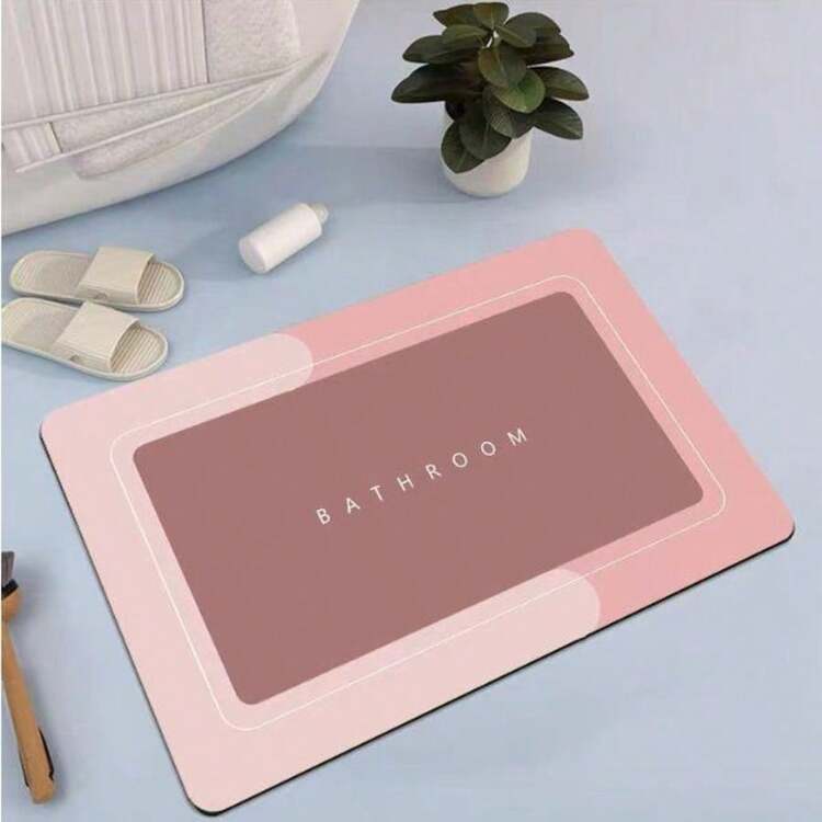 Non-Slip Magic Mat High Absorption - Dusty Pink - View 1