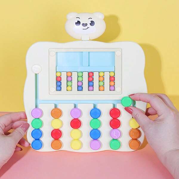 6 Cores Jogo de Labirinto para Crianças, Treinamento de Pensamento Lógico, Brinquedo de Quebra-cabeça de Educação Precoce Montessori, 3-6 Anos de Idade