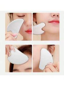 1 件天然树脂刮痧按摩工具，适用于面部、颈部、背部和全身按摩和清洁 - 彩色 - 查看 8