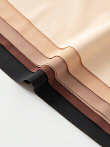 5 Packs True Seamless Vests - Multi Color Ultra-Soft Round Neck Edge-Free Basics