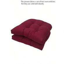 1pc Chair Cushions Waterproof U-Shaped Outdoor Tufted Seat Cushions For Patio Living Room Office Garden Courtyard