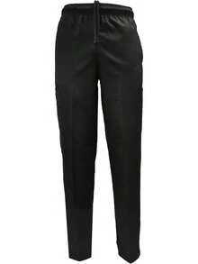 Classic 6 Pocket Chef Cargo Pants With Multi-Pack Quantities, Natural Style - 黑色3件裝 - 查看 2