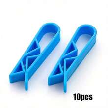 10 Stücke Müllbeutelclips, rutschfeste Mülleimerclips. Mülleimerclips, Müllbeutelclips, Reinigungsbedarf, Haushaltsartikel, Schulsachen - Verschiedenfarbig - Übersicht 2