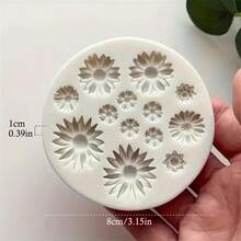 1pc Daisy Silicone Mold, Candle Mold, Soap Mold, Resin Molds, DIY Soft Pottery Clay Drop Glue Decorative Mold, Hand Decorative Art Tools, Jewelry Making, DIY Crafts, Home Decor