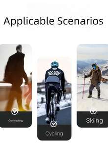 1 buc Mănuși pentru bărbați, îngroșate, calde, impermeabile, rezistente la vânt, antiderapante, durabile, potrivite pentru motociclete sportive, paintball, vânătoare, camping, alpinism, schi și fitness, cadou excelent de Crăciun și Anul Nou pentru familie și prieteni