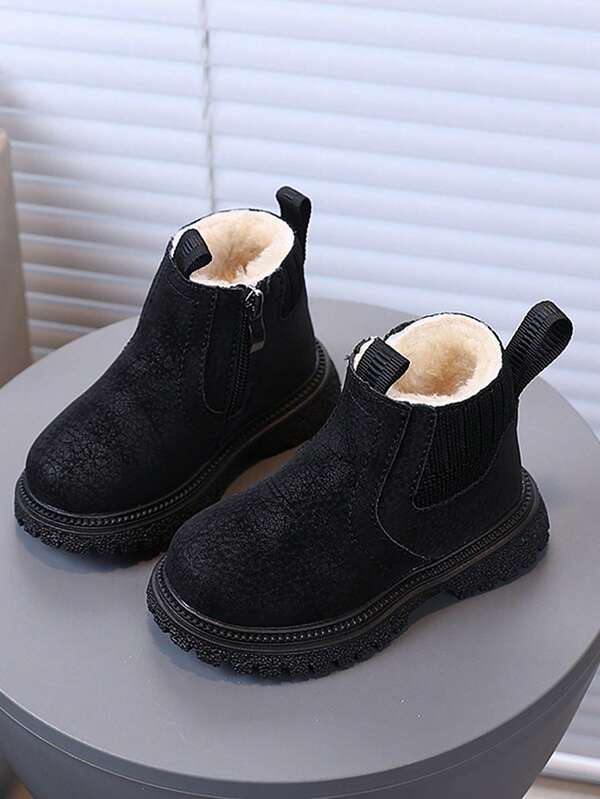 Infant Boots/Infant Soft Sole Lightweight Indoor Warm Boots/Infant Fashion Fleece Lined Warm Boots