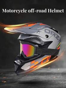 AD 1 szt. Kask motocyklowy do jazdy terenowej, kask rowerowy elektryczny, kask rowerowy górski, kolarstwo zjazdowe, czapka, 4 pory roku, unisex, ochrona głowy