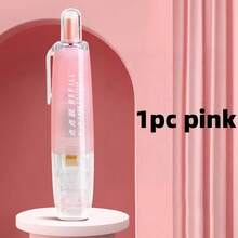 1pc/2pcs Retractable Double-Sided Tape Dispenser, Creative Pen-Shaped Polka Dot Tape In Pink, Blue, Green, White, With Roller And 360° Rotatable Tip, For Scrapbooking, Cards, DIY, Portable, Back To School, Office Supplies, Teacher's Day, Graduation, Thanksgiving, Birthday Gifts, School Prizes And Rewards