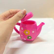 19-Piece Small-Sized Portable Kids Tea Party Toy Set: Realistic Tea Ware, Kettle & Desserts , Perfect For Boys & Girls' Pretend Play, Thoughtful Gift For Back-To-School, Christmas & Birthdays - Pink - View 6