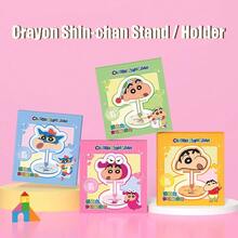 蜡笔小新多功能手机平板支架-超可爱亚克力折叠支架可调节角度｜活力“Biu~Biu~”治愈系小伙伴，用可爱治愈每一刻！ - 藍色 - 查看 3